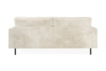Menard Compact 3-sits Sammetssoffa - Krämvit - Products - Möbler - Soffa - 3 sits soffa
