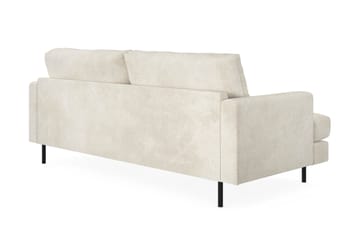 Menard Compact 3-sits Sammetssoffa - Krämvit - Products - Möbler - Soffa - 3 sits soffa