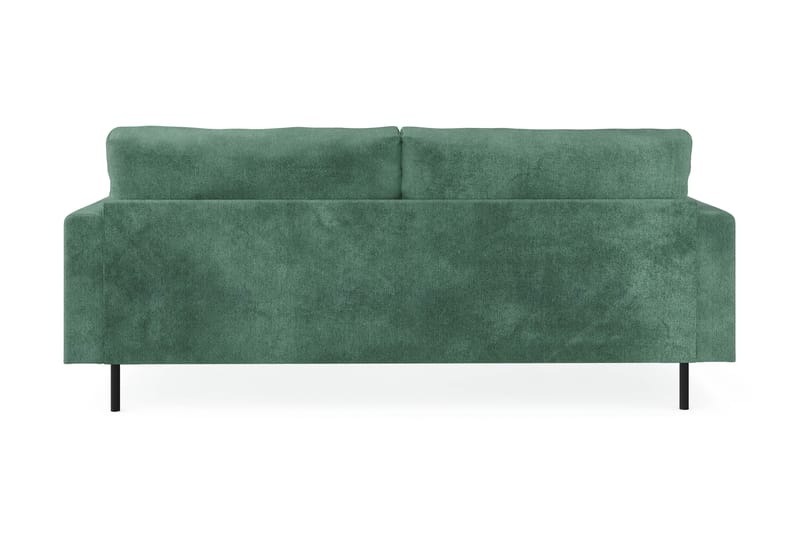 Menard Compact 3-sits Sammetssoffa - Mörkgrön - Products - Möbler - Soffa - 3 sits soffa