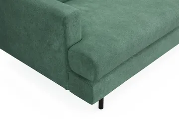 Menard Compact 3-sits Sammetssoffa - Mörkgrön - Products - Möbler - Soffa - 3 sits soffa