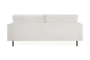 Menard Compact 3-sits Soffa i Bouclé - Vit - Products - Möbler - Soffa - 3 sits soffa