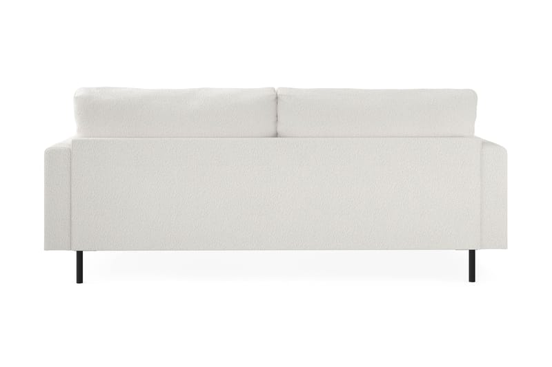 Menard Compact 3-sits Soffa i Bouclé - Vit - Products - Möbler - Soffa - 3 sits soffa