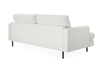 Menard Compact 3-sits Soffa i Bouclé - Vit - Products - Möbler - Soffa - 3 sits soffa
