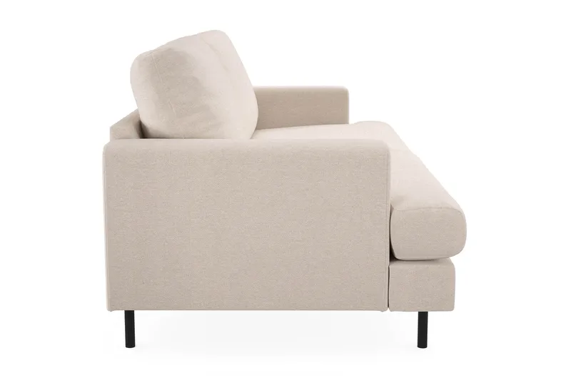 Menard Compact 3-sits Tygsoffa - Beige - Products - Möbler - Soffa - 3 sits soffa