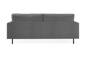 Menard Compact 3-sits Tygsoffa - Mörkgrå - Products - Möbler - Soffa - 3 sits soffa