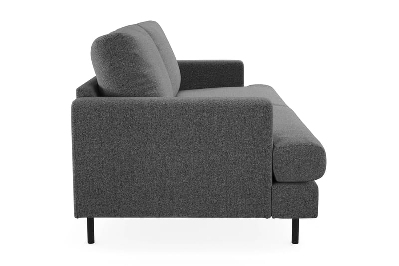 Menard Compact 3-sits Tygsoffa - Mörkgrå - Products - Möbler - Soffa - 3 sits soffa