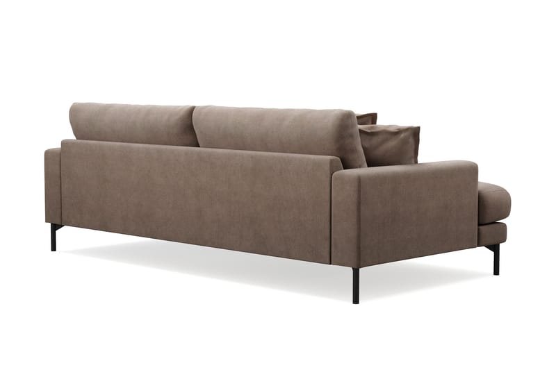 Menard Premium 4-sits Djup Soffa i Tyg - Brun - Products - Möbler - Soffa - 4 sits soffa