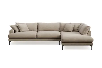 Menard Premium 5-sits Högervänd L-formad Djup Schäslongsoffa i Tyg