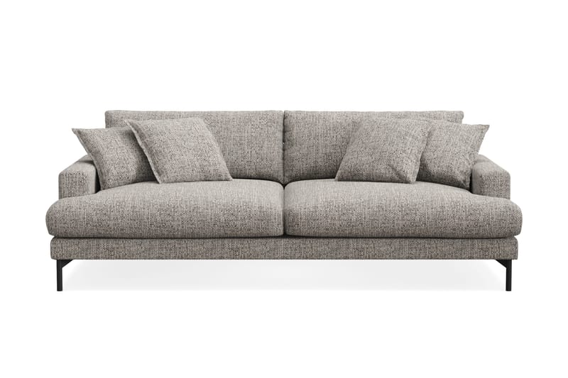 Menard Premium 4-sits Djup Soffa i Chenille - Grå - Products - Möbler - Soffa - 4 sits soffa
