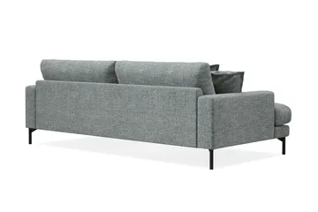 Menard Premium 4-sits Djup Soffa i Chenille - Grå/Blå - Products - Möbler - Soffa - 4 sits soffa