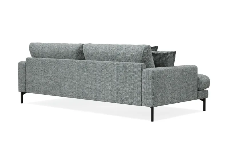Menard Premium 4-sits Djup Soffa i Chenille - Grå/Blå - Products - Möbler - Soffa - 4 sits soffa