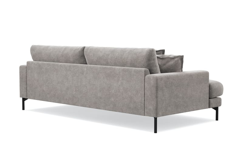 Menard Premium 4-sits Djup Soffa i Chenille - Grå/Brun - Products - Möbler - Soffa - 4 sits soffa