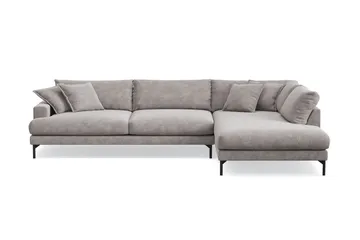 Menard Premium 5-sits Högervänd L-formad Djup Schäslongsoffa i Chenille
