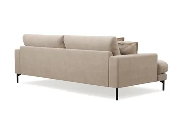 Menard Premium 4-sits Djup Soffa i Tyg - Beige - Products - Möbler - Soffa - 4 sits soffa