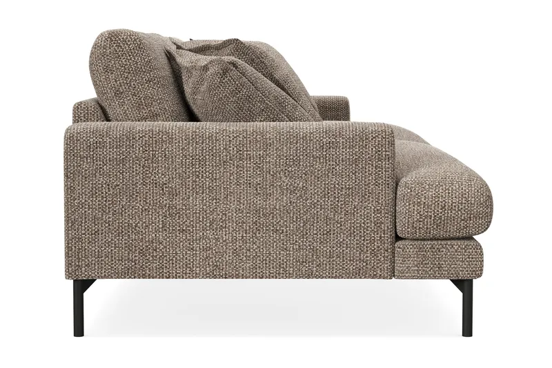 Menard Premium 4-sits Djup Soffa i Chenille - Brun - Products - Möbler - Soffa - 4 sits soffa