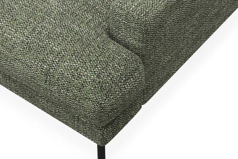 Menard Premium 5-sits Vänstervänd L-formad Djup Schäslongsoffa i Chenille - Grön - Products - Möbler - Soffa - Divansoffa & schäslongsoffa