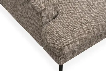 Menard Premium 5-sits Högervänd L-formad Djup Schäslongsoffa i Chenille - Brun - Products - Möbler - Soffa - Divansoffa & schäslongsoffa