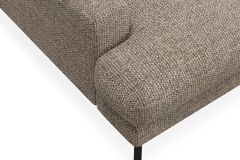Menard Premium 5-sits Högervänd L-formad Djup Schäslongsoffa i Chenille - Brun - Products - Möbler - Soffa - Divansoffa & schäslongsoffa