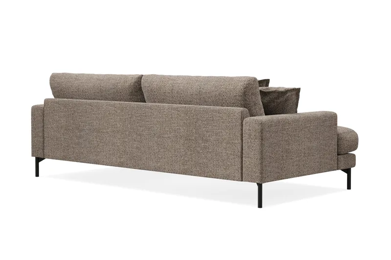 Menard Premium 4-sits Djup Soffa i Chenille - Brun - Products - Möbler - Soffa - 4 sits soffa