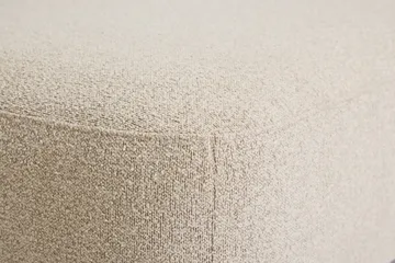 Milano 5-sits Rundad Högervänd L-soffa med Låg Rygg i Beige Boucle - Beige - Products - Möbler - Soffa - Divansoffa & schäslongsoffa