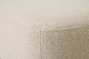 Milano 5-sits Rundad Vänstervänd L-soffa med Låg Rygg i Beige Boucle - Products - Möbler - Soffa - Divansoffa & schäslongsoffa
