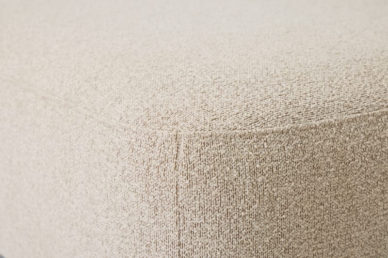 Milano 5-sits Rundad Vänstervänd L-soffa med Låg Rygg i Beige Boucle - Products - Möbler - Soffa - Divansoffa & schäslongsoffa