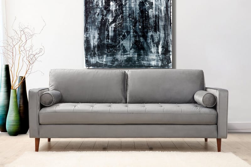 Mirrilnesh Soffa 3-sits - Ljusgrå - Products - Möbler - Soffa - 3 sits soffa