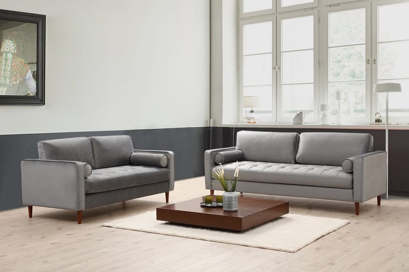 Mirrilnesh Soffa 3-sits - Ljusgrå - Products - Möbler - Soffa - 3 sits soffa