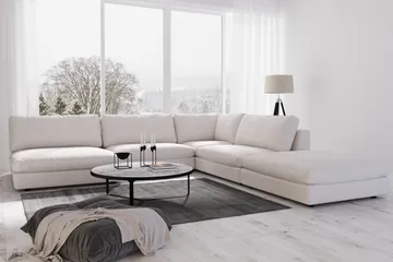Arken 1-sits Hörnmodul i Tyg - Ljusgrå - Products - Möbler - Soffa - Modulsoffa - Hörnmodul