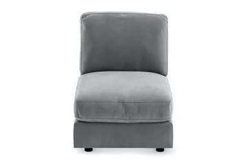 Arken 1-sits Mittmodul i Sammet 70 cm bred - Ljusgrå - Products - Möbler - Soffa - Modulsoffa - Mittmodul