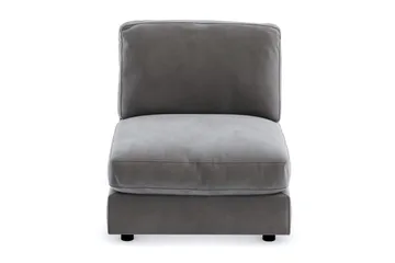 Arken 1-sits Mittmodul i Sammet 90 cm bred - Mörkgrå - Products - Möbler - Soffa - Modulsoffa - Mittmodul