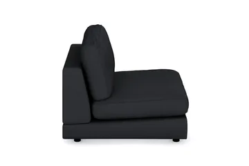Arken 1-sits Mittmodul i Tyg 90 cm bred - Svart - Products - Möbler - Soffa - Modulsoffa - Mittmodul