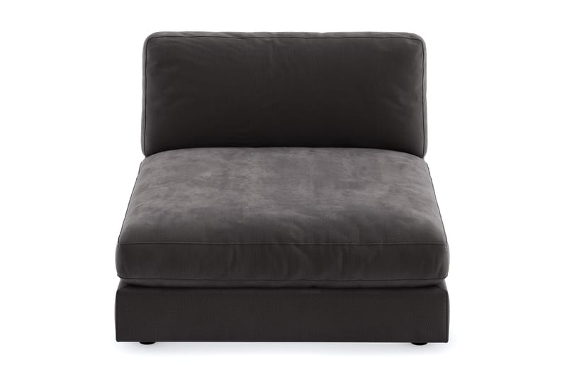 Arken 2-sits Divanmodul i Sammet - Mörkgrå - Products - Möbler - Soffa - Modulsoffa - Övriga moduler till modulsoffa