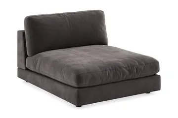 Arken 2-sits Divanmodul i Sammet - Mörkgrå - Products - Möbler - Soffa - Modulsoffa - Övriga moduler till modulsoffa