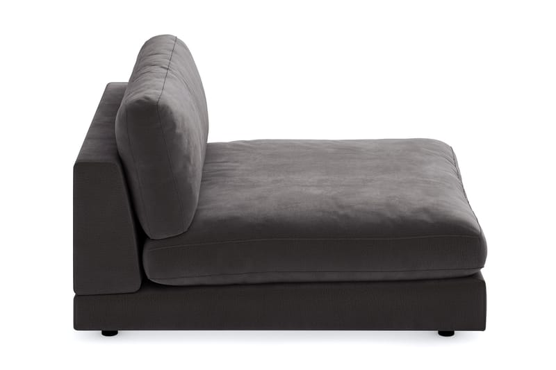 Arken 2-sits Divanmodul i Sammet - Mörkgrå - Products - Möbler - Soffa - Modulsoffa - Övriga moduler till modulsoffa