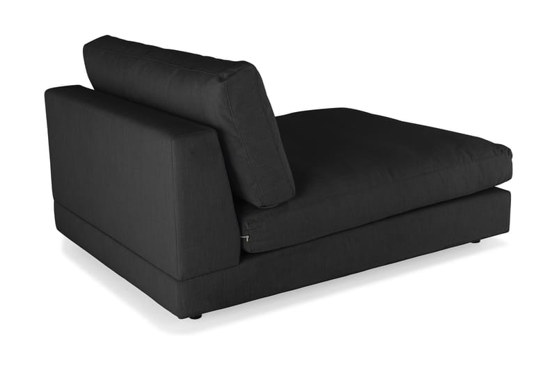 Arken 2-sits Divanmodul i Tyg - Svart - Products - Möbler - Soffa - Modulsoffa - Övriga moduler till modulsoffa