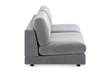 Arken 4-sits Modulsoffa i Sammet - Ljusgrå - Products - Möbler - Soffa - Modulsoffa - Komplett modulsoffa