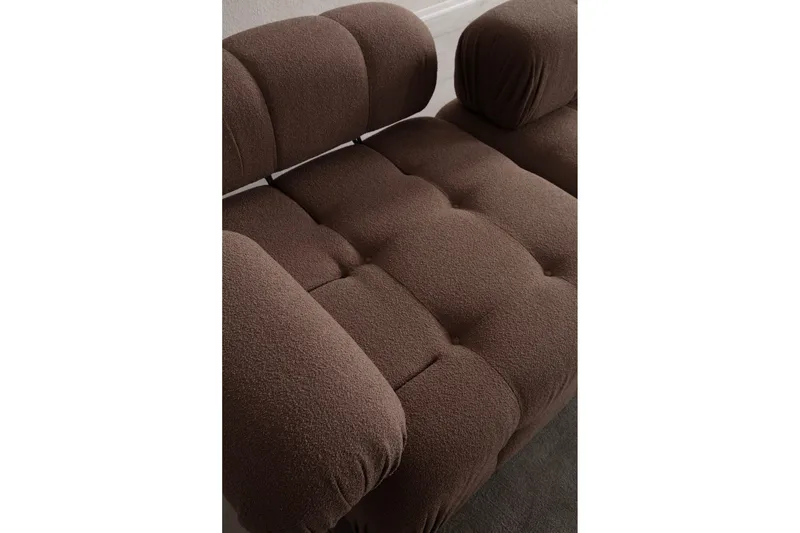 Belgin Bubblig Soffa 2-sits med utfällbara armstöd och ryggstöd - Cappuccino - Products - Möbler - Soffa - Modulsoffa - Komplett modulsoffa