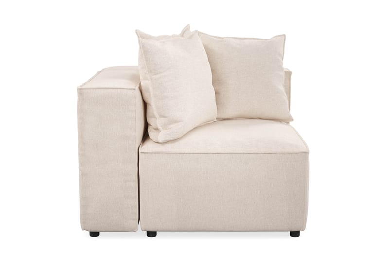 Cubo 1-sits Högermodul i Tyg 108 cm bred - Beige - Products - Möbler - Soffa - Modulsoffa - Övriga moduler till modulsoffa