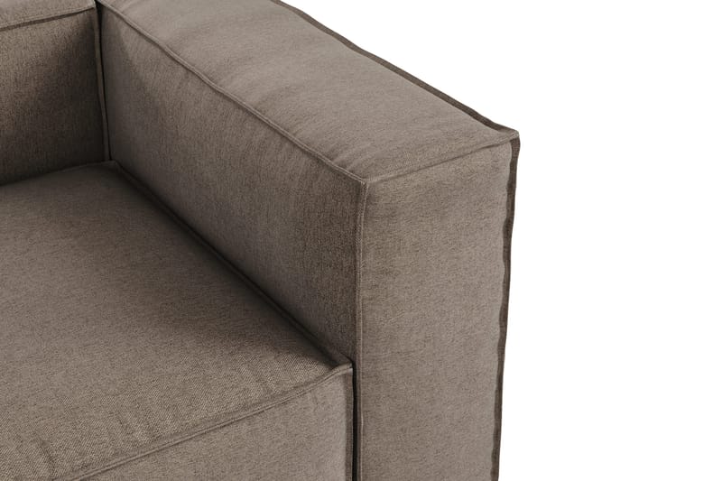 Cubo 1-sits Högermodul i Tyg 108 cm bred - Grå - Products - Möbler - Soffa - Modulsoffa - Övriga moduler till modulsoffa