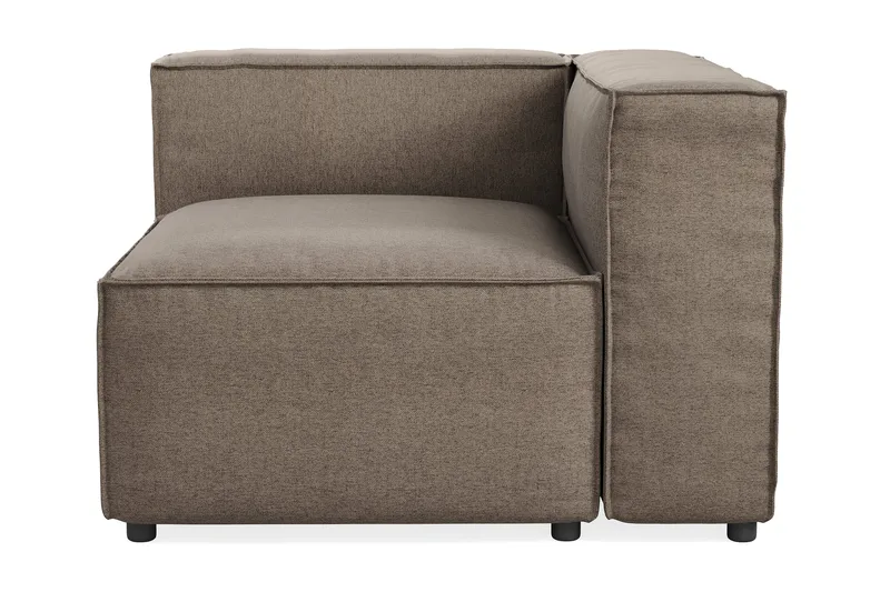 Cubo 1-sits Högermodul i Tyg 108 cm bred - Grå - Products - Möbler - Soffa - Modulsoffa - Övriga moduler till modulsoffa