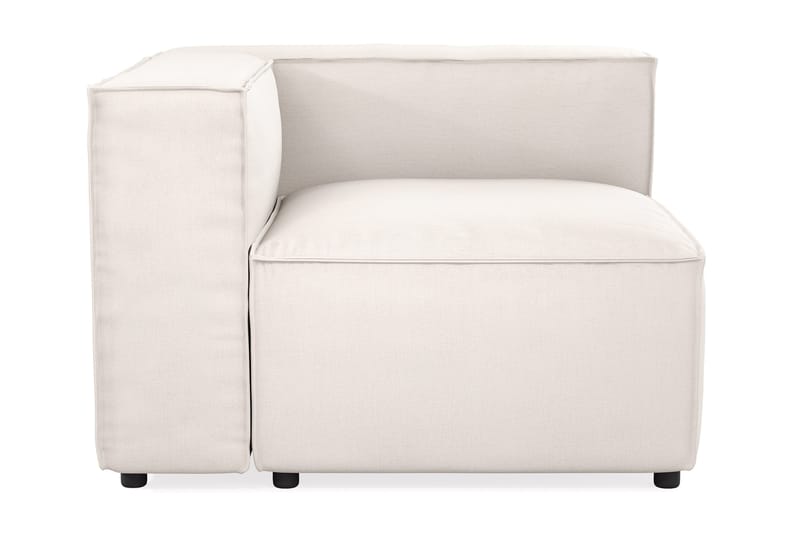 Cubo 1-sits Högermodul i Tyg 108 cm bred - Ljusbeige - Products - Möbler - Soffa - Modulsoffa - Övriga moduler till modulsoffa