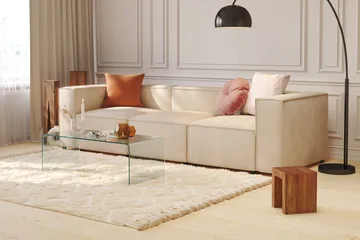 Cubo 1-sits Mittmodul i Manchester 80 cm bred - Beige - Products - Möbler - Soffa - Modulsoffa - Mittmodul