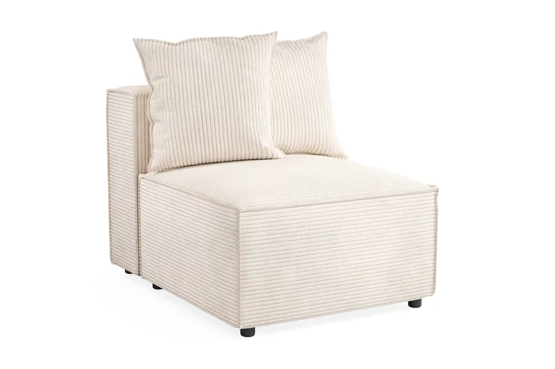 Cubo 1-sits Mittmodul i Manchester 80 cm bred - Beige - Products - Möbler - Soffa - Modulsoffa - Mittmodul