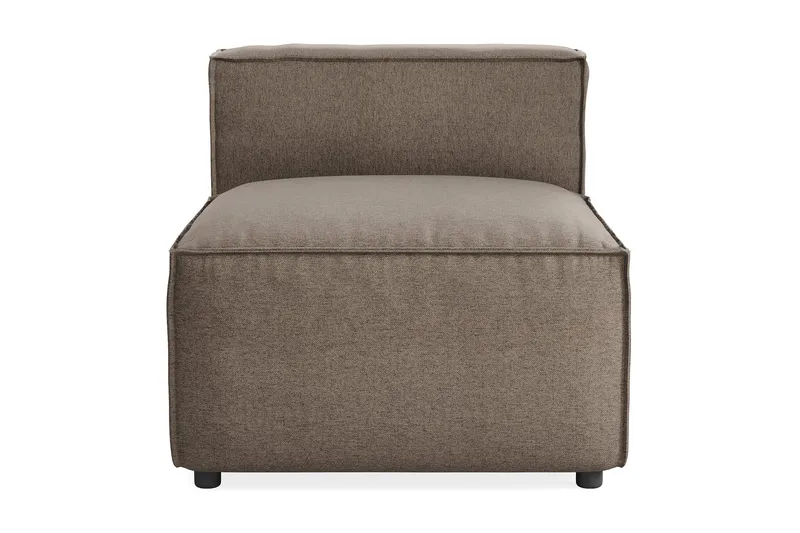 Cubo 1-sits Mittmodul i Tyg 80 cm bred, Grå