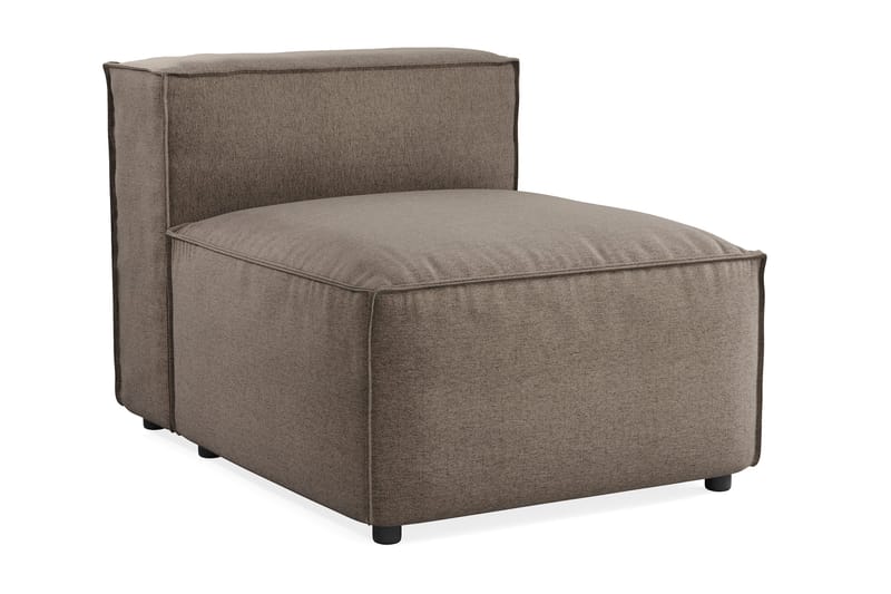 Cubo 1-sits Mittmodul i Tyg 80 cm bred - Grå - Products - Möbler - Soffa - Modulsoffa - Mittmodul