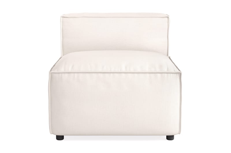 Cubo 1-sits Mittmodul i Tyg 80 cm bred - Ljusbeige - Products - Möbler - Soffa - Modulsoffa - Mittmodul