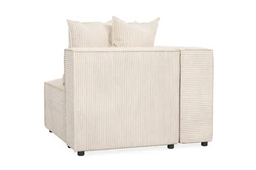 Cubo 1-sits Vänstermodul i Manchester 108 cm bred - Beige - Products - Möbler - Soffa - Modulsoffa - Övriga moduler till modulsoffa