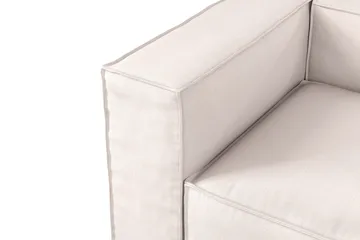 Cubo 1-sits Vänstermodul i Tyg 108 cm bred - Ljusbeige - Products - Möbler - Soffa - Modulsoffa - Övriga moduler till modulsoffa