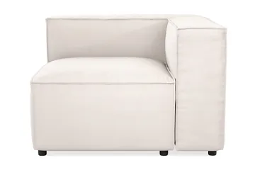 Cubo 1-sits Vänstermodul i Tyg 108 cm bred - Ljusbeige - Products - Möbler - Soffa - Modulsoffa - Övriga moduler till modulsoffa